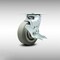Service Caster 5 Inch SS Thermoplastic Rubber Swivel Caster with Roller Bearing and Brake SCC SCC-SS30S520-TPRRF-TLB - alternate 1